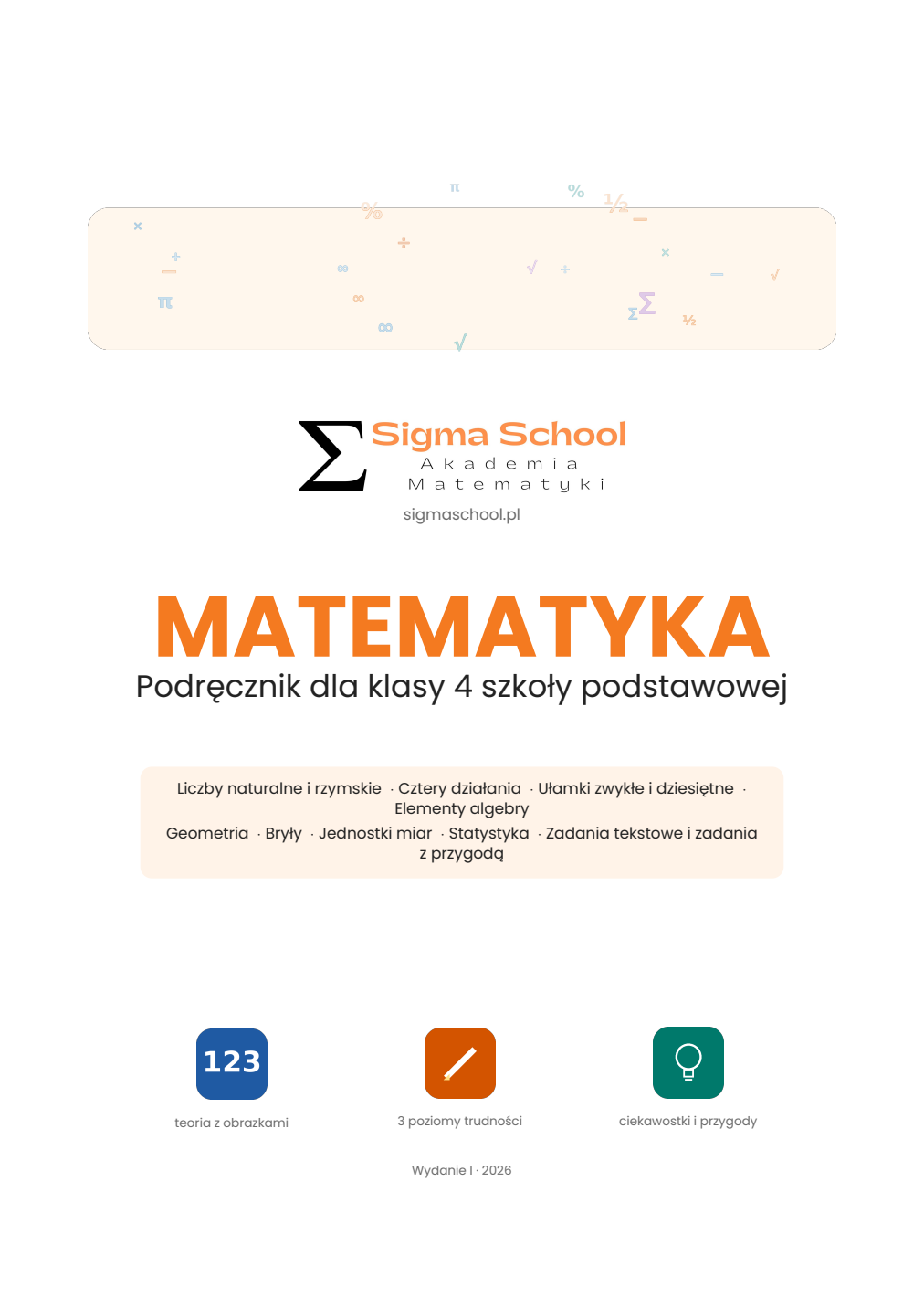 Matematyka klasa 4 – podręcznik PDF, teoria, ćwiczenia i odpowiedzi